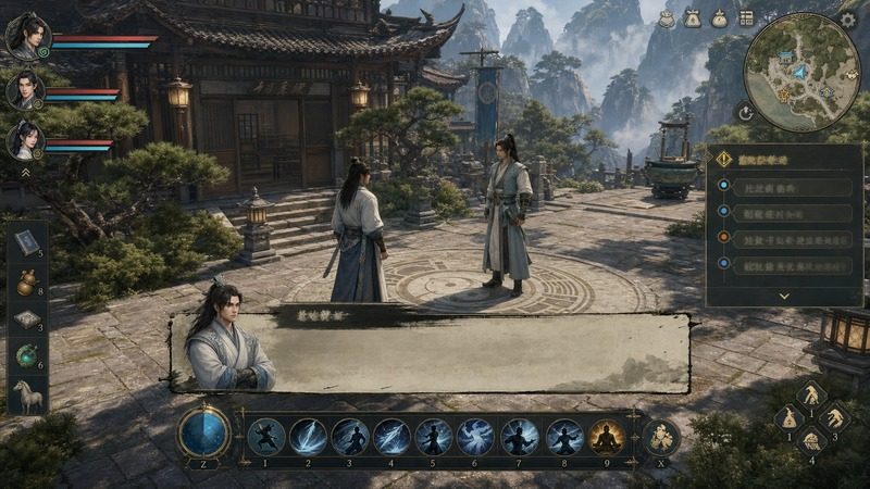 金庸群侠传5爱与死仙狐MOD六周年 场景演出 玩法截图 8